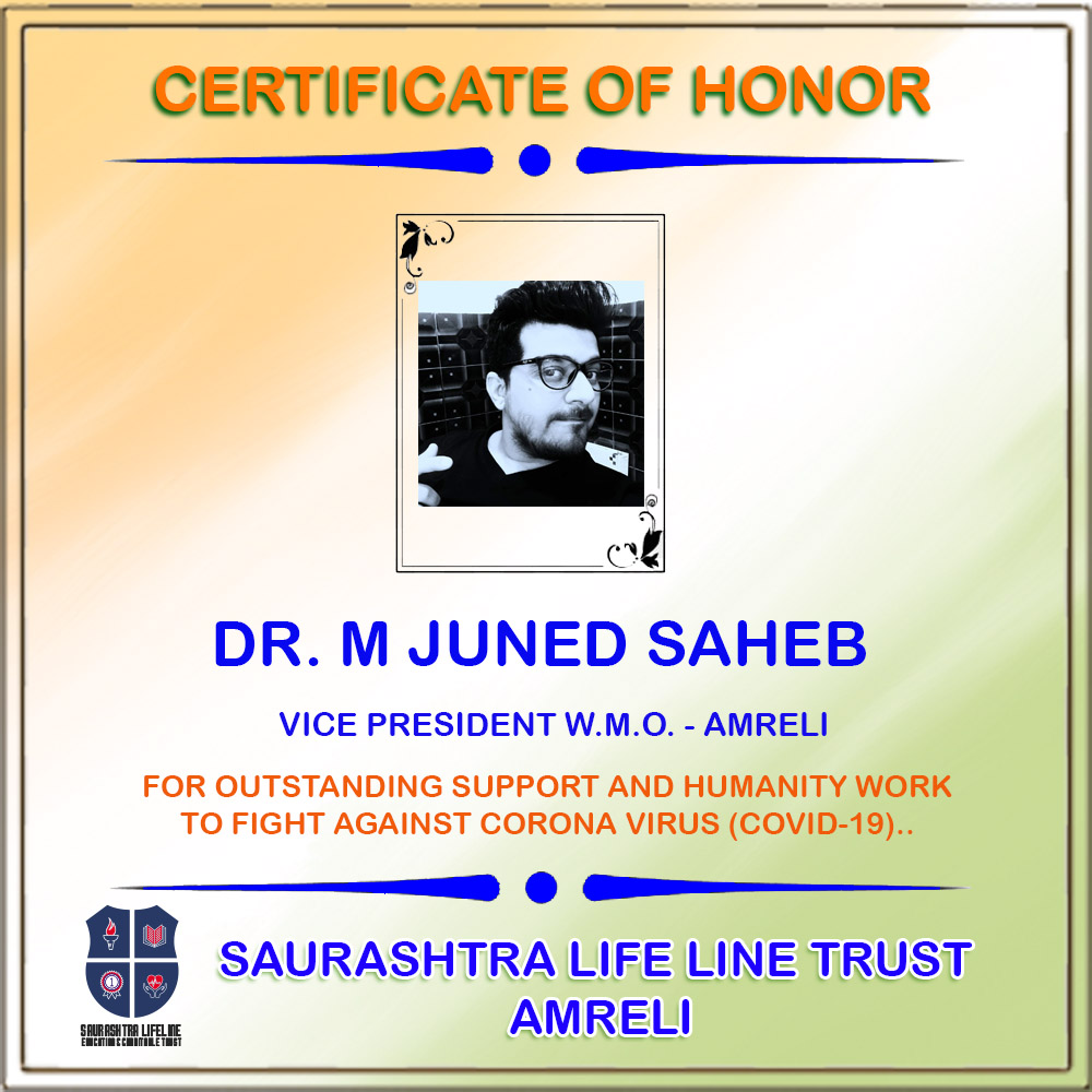 Certificate of Honor